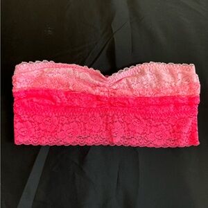 Victoria’s Secret PINK Small lace strapless bralette New